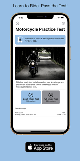 U.S. Motorcycle Practice Test 